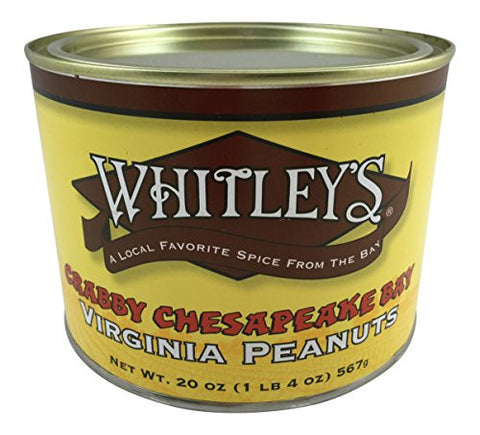 Whitley's - Crabby Chesapeake Bay Peanuts , 20 oz. Tins