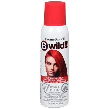Jerome Russell B Wild Temporary Color Spray, Cougar Red 3.5 oz