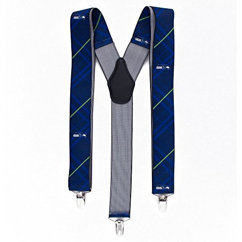 Seattle Seahawks NFL Oxford Mens Suspenders