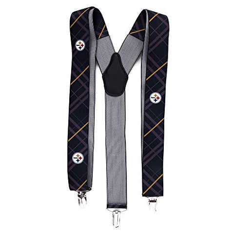 NFL Pittsburgh Steelers Oxford Men's Suspenders
