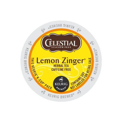 Celestial Seasonings - Lemon Zinger Tea, 12-Count K-Cup