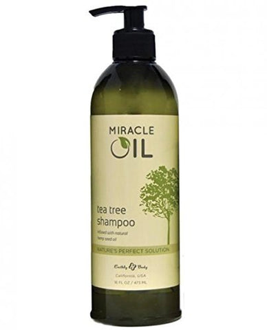 16oz Earthly Body Miracle Oil Tea Tree Shampoo
