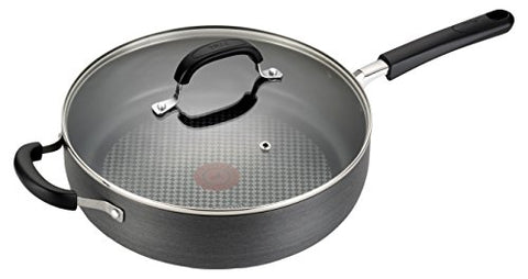 OptiCook Hard Anodized Titanium Nonstick 5qt Covered Jumbo Cooker w/helper handle, Black (not in pricelist)