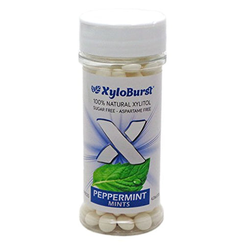 Xyloburst - 200 pc Peppermint Xylitol Mints Jar