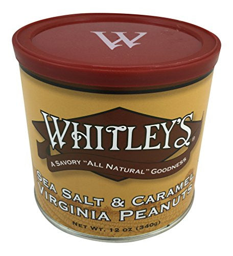 Whitley's - Sea Salt & Caramel Peanuts, 12 oz. Tins