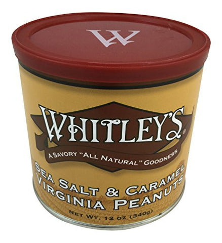 Whitley's - Sea Salt & Caramel Peanuts, 12 oz. Tins
