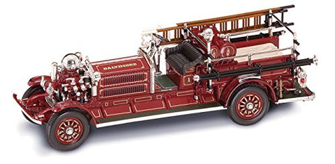 Yatming 1925 Ahrens-Fox N-S-4 Fire Engine Baltimore, Red