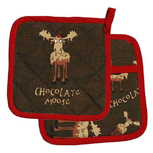Lazy One Pot Holders, Chocolate Moose