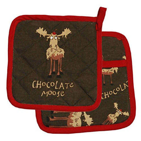 Lazy One Pot Holders, Chocolate Moose