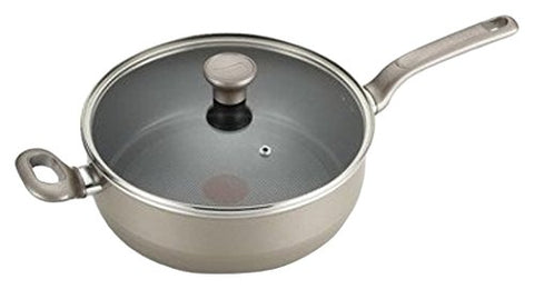 Excite Nonstick Thermo-Spot ,Covered Jumbo Cooker, Platinum, 4.5 Qt.