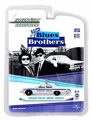Greenlight - 1/64 - Dodge - Monaco Chicago Police 1975 - The Blues Brothers