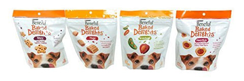 Beneful Baked Delights Bacon Cheese Stars 8.5 oz and Beneful Baked Delights Hugs 8.5 oz and Beneful Baked Delights Snackers 9.5 oz and Beneful Baked Delights Heartfulls 8.5 oz