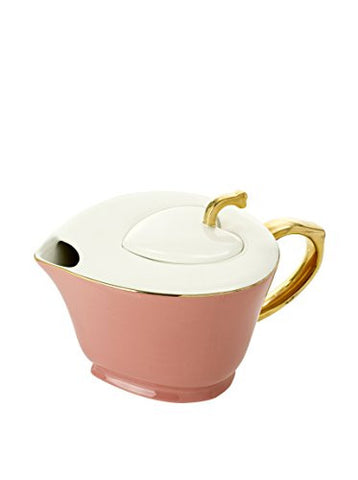 Teapot - 32 Oz. Pink/Gold