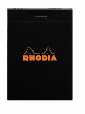 Rhodia Classic Notepads Top Staplebound 3 x 4 Graph Black 80 sheets