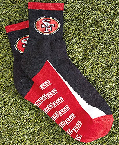 NFL Slipper Socks with Grippers-49ers