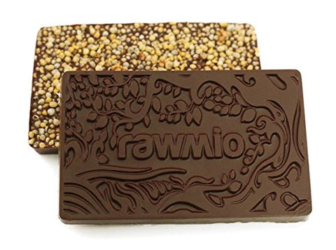 Rawmio Puffed Cereal Crunch Raw Chocolate Bark, 1.76 oz