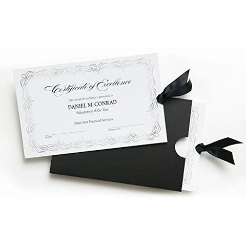 Gartner Studios Foil Certificates With Pocket + Ribbon Kit, 10 ct.