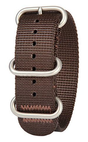 DX3 Nylon 7/8" Defender Brown Matte Stainless Steel