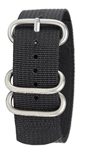 D-Type Nylon Webbing, Black - 7/8"