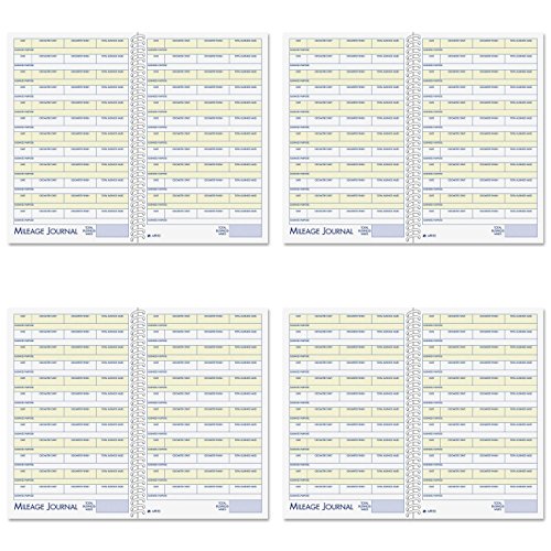 Adams Vehicle Mileage & Expense, 5-1/4" x 8-1/2" (Spiral)