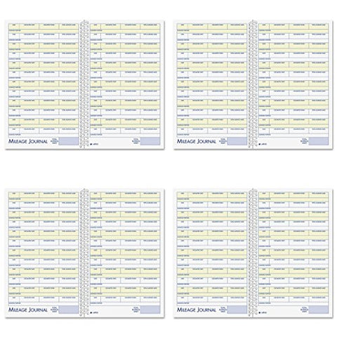 Adams Vehicle Mileage & Expense, 5-1/4" x 8-1/2" (Spiral)