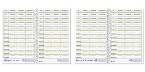 Adams Vehicle Mileage & Expense, 5-1/4" x 8-1/2" (Spiral)