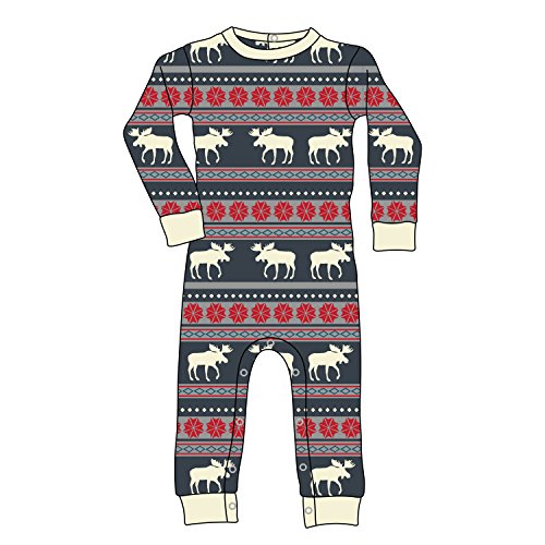 Lazy One Moose Fair Isle - 269, Union Suit, 12 Months