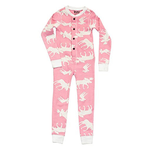 Lazy One Pink Classic Moose - 255, Kid Flapjacks, 6