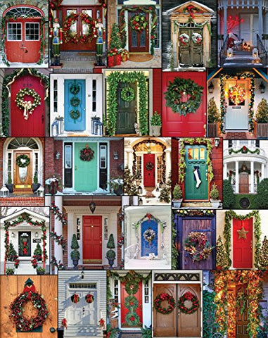 Holiday Doors - 1000 Piece Puzzle