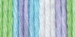 Lily Sugar'n Cream Yarn - Stripes Violet 95 Yards 2 OZ
