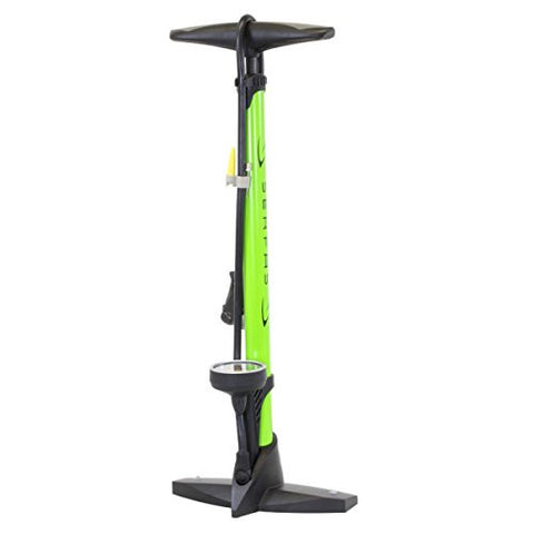 SERFAS FP-600 FLOOR PUMP W/GUAGE - GREEN