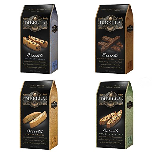 Pistachio Cranberry Gable Box 6ct and Blueberry Lemon Gable Box 6ct and Almond Orange Gable Box 6 ct and Double Chocolate Fudge Gable Box 6ct (6.6 oz.)