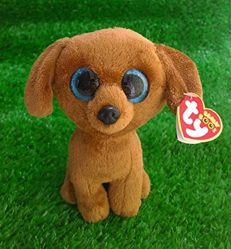 Dougie the Brown Dachshund Regular Beanie Boo Plush, 6-Inch