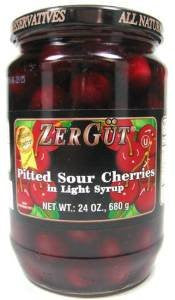 ZerGut Cherry Sour Pitted Comp, 24 oz