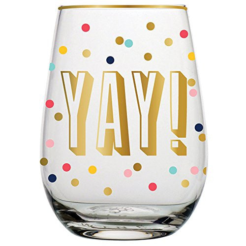 18oz Yay Stemless Wine Glass
