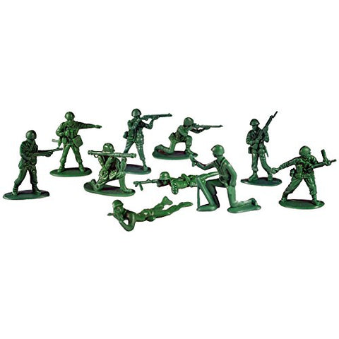 Worlds Smallest Little Green Army Men 20 figures