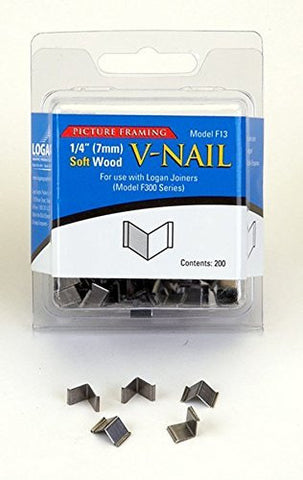 1/4" (7mm) V-Nail Soft Wood - 200 V-nails/pk