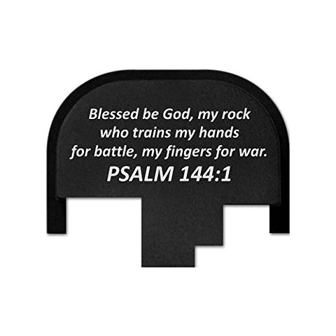 REAR SLIDE PLATE FOR SW M&P 9MM - PSALM 144:1