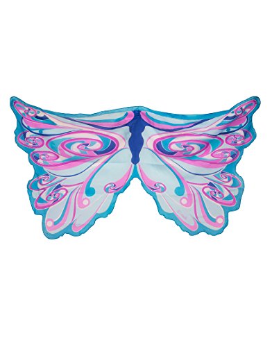 Blue Fairy Rainbow Wings 42"