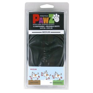 Pawz Boots 12-pack - Black, X Large up to 5"