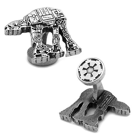 AT-AT Walker Silver Etched Cufflinks
