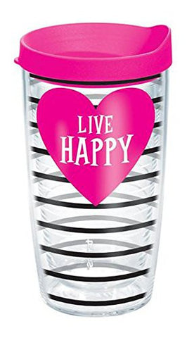 B2B Exclusives Wrap, Happy Heart 16 oz - With Travel Lid