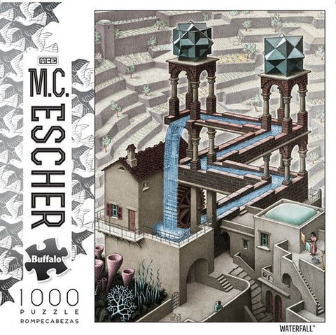 M.C. Escher Waterfall 1000 Piece Jigsaw Puzzle
