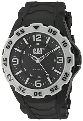 Motion - Black & Grey Dial  45.5MM Black Rubber Strap