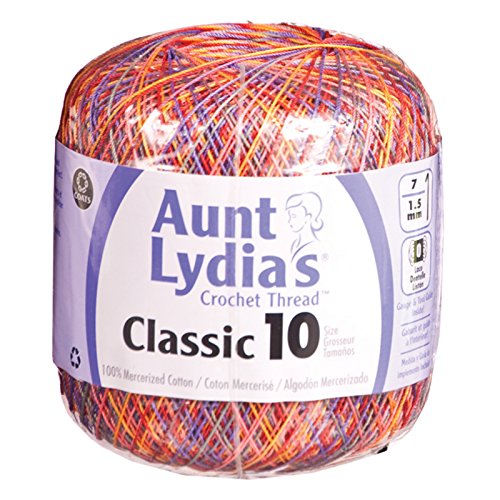 Aunt Lydia's- Classic Crochet Thread Size 10, Passionata