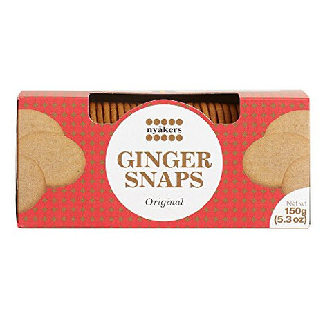 Nyakers Ginger Snap Cookies - Original 5.3oz