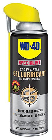 WD-40 Specialist Spray and Stay Gel Lubricant, 10 oz