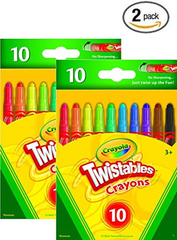 10 ct. Mini Twistables Crayons