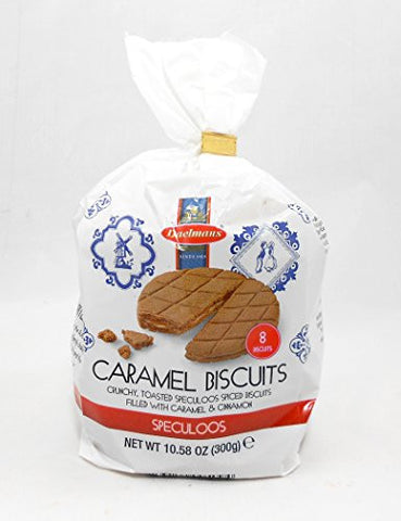Daelmans Cookies, Speculoos Crunchy Caramel Biscuits Bag 10.58 oz