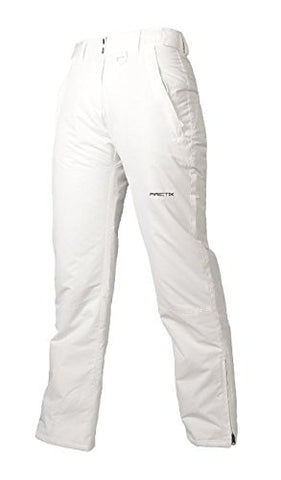 Womens Snow Pants 31 inches Inseam, Brt White, Extra Large